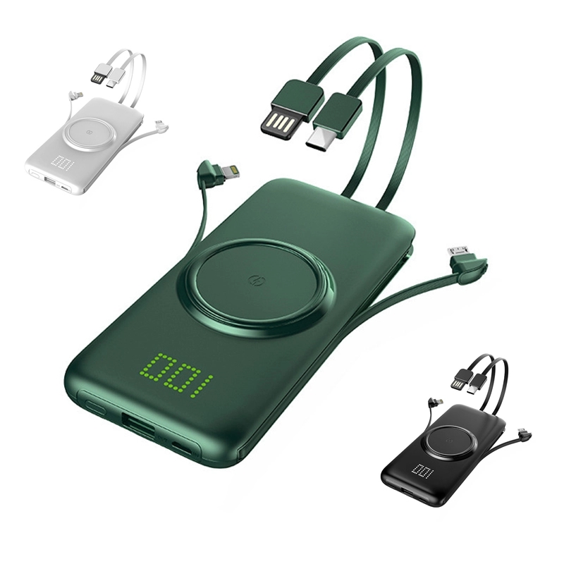 10,000 mAh four output wireless charging power bank 1