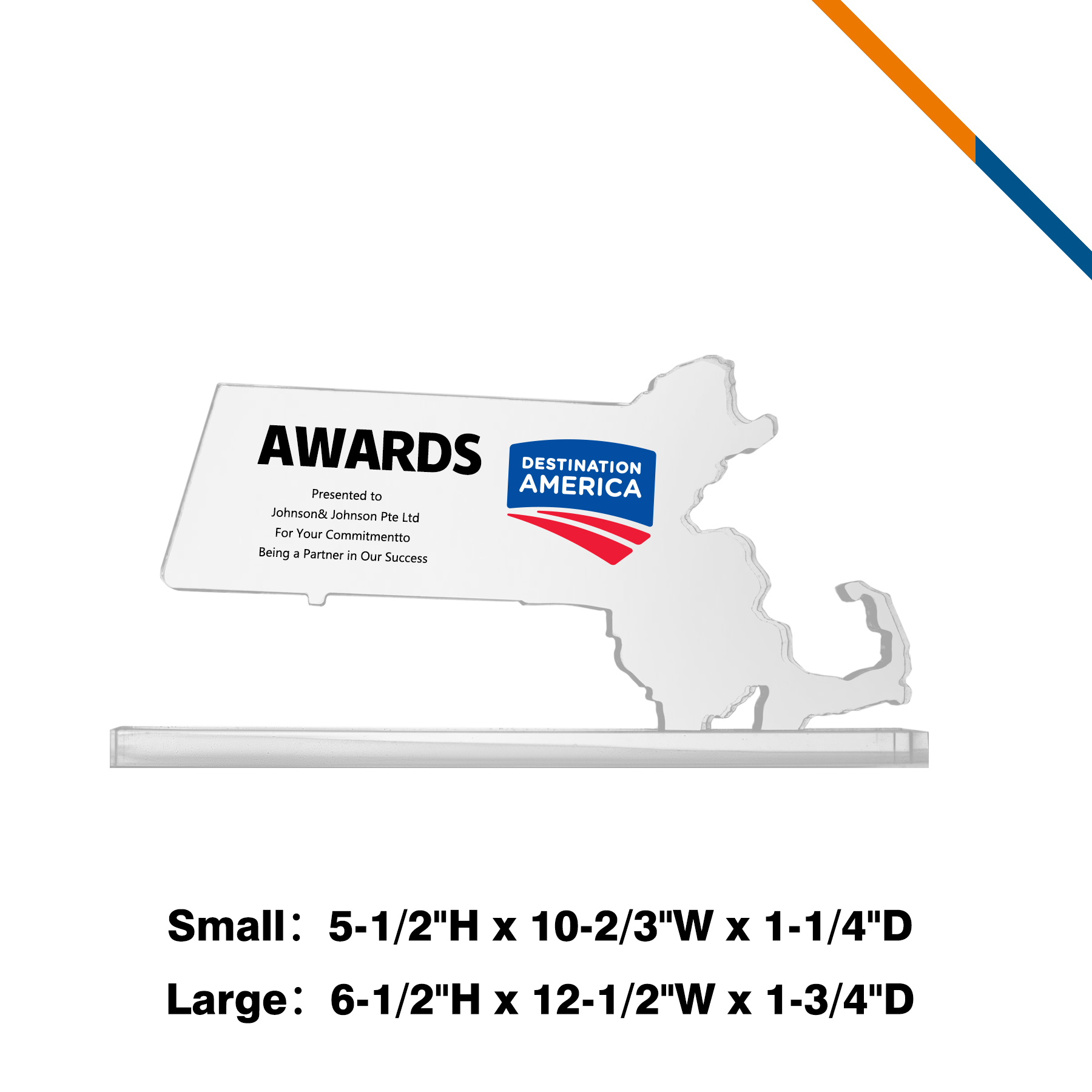 Kuson Massachusetts Crystal Award 5