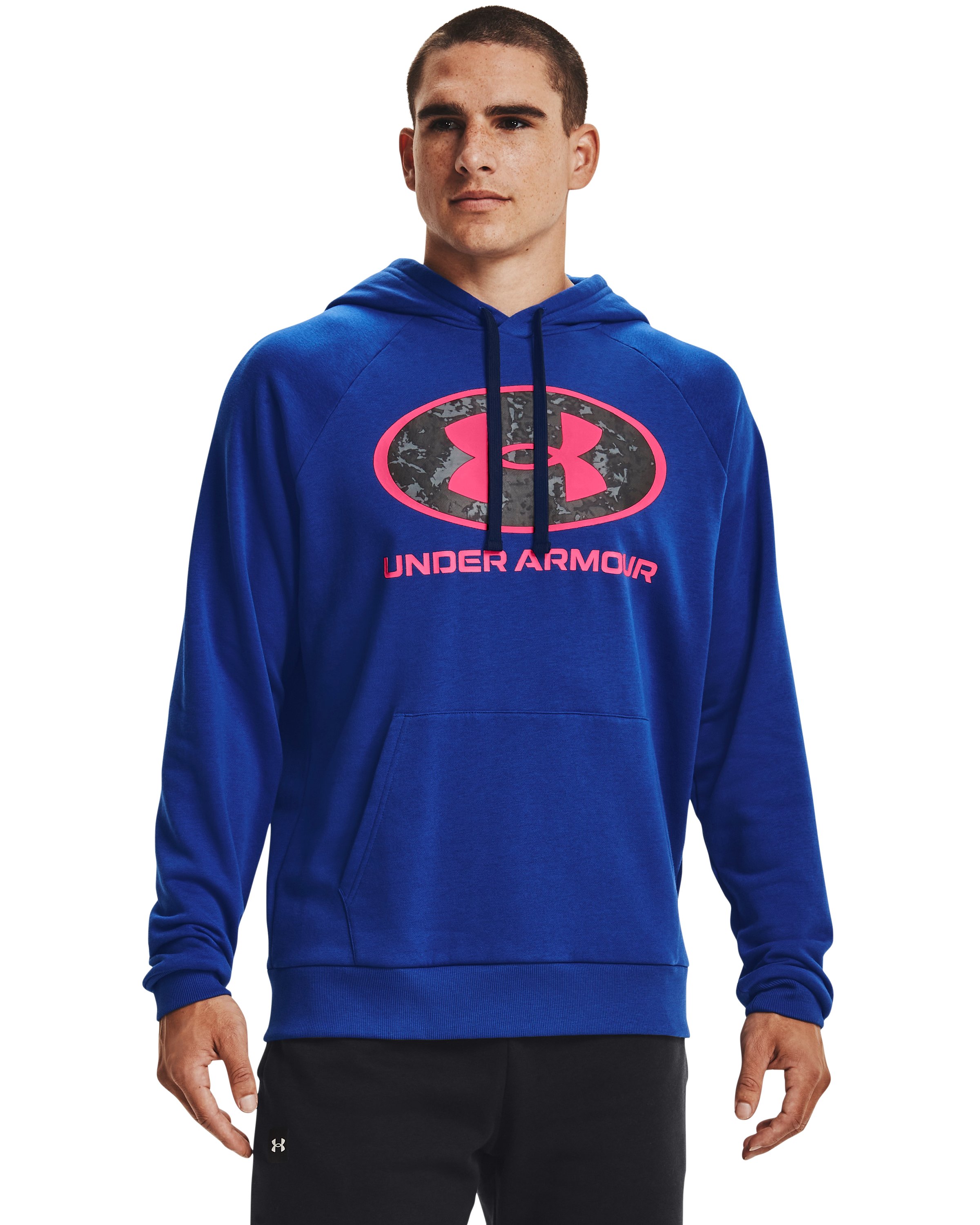 Men's UA Rival Fleece Cloud Fill Hoodie, custom hoodie or sweatshirt with logo imprint 6
