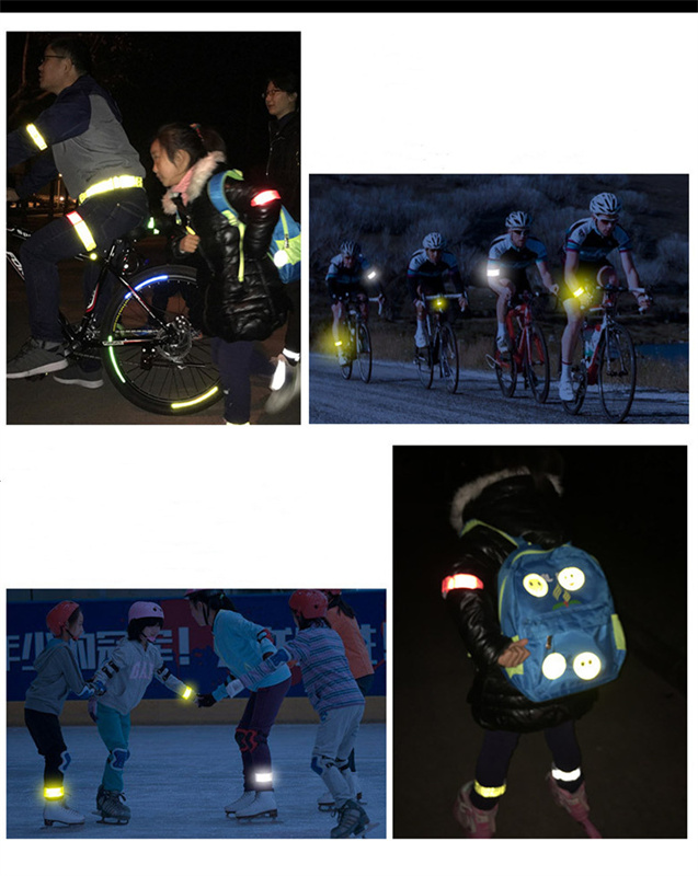 Reflective wristband for night running and cycling 3