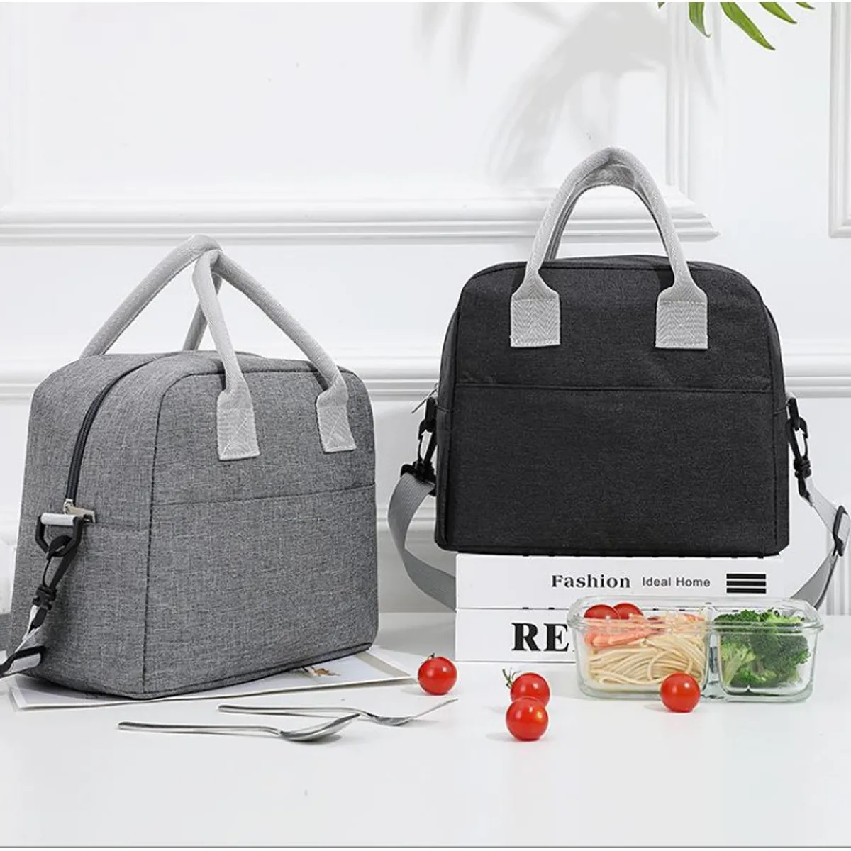 9L Lunch Box Lunch Bag for Women Adults Men, Reusable Cute Lunch Pail bag - Leakproof, Insulated 1
