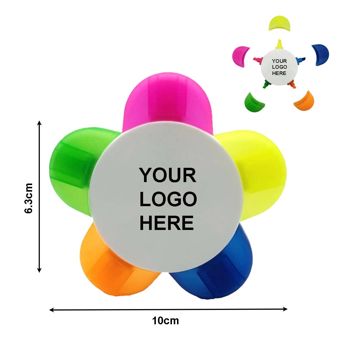 Flower Shape Highlighters 1