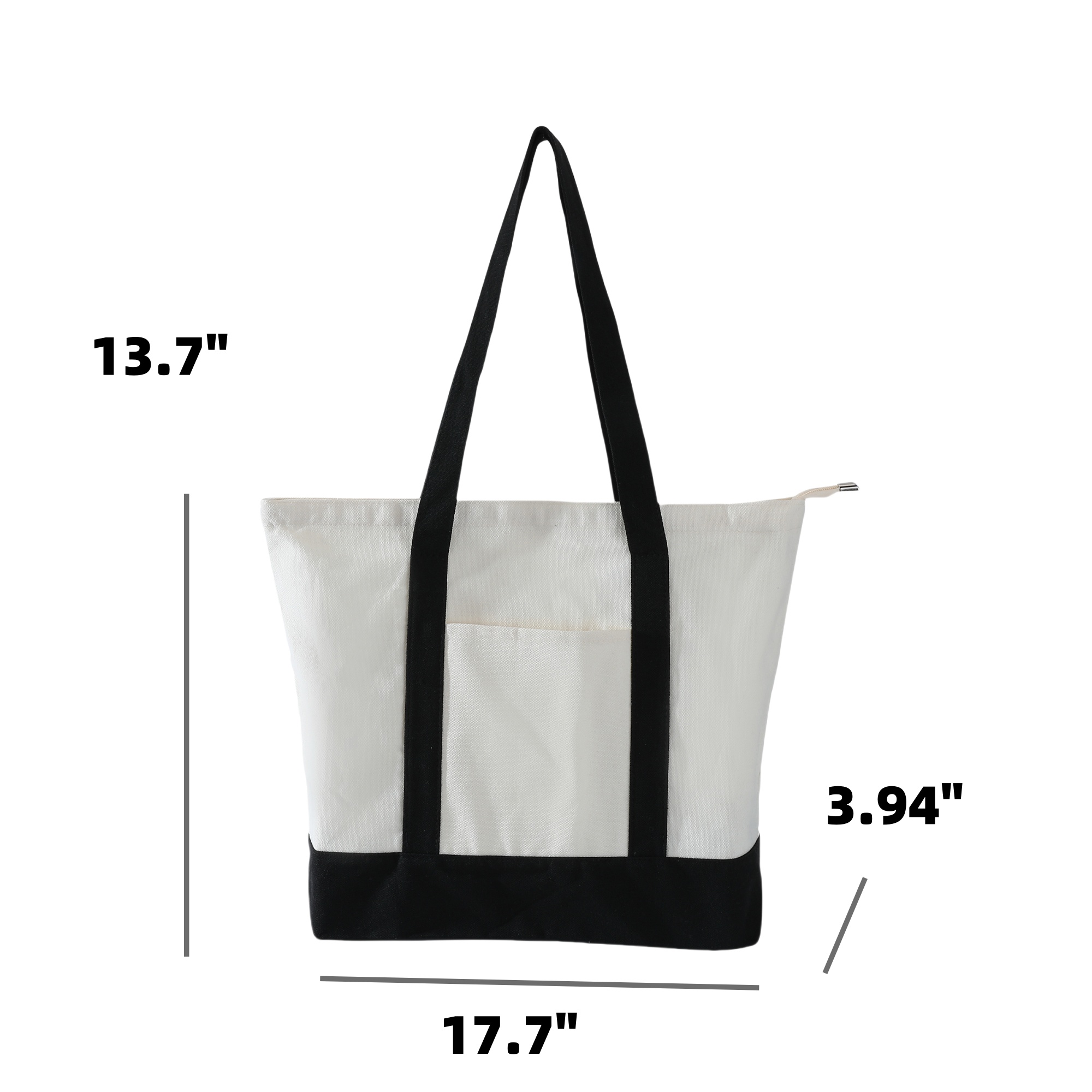 Reusable Canvas Zipper Bag 2