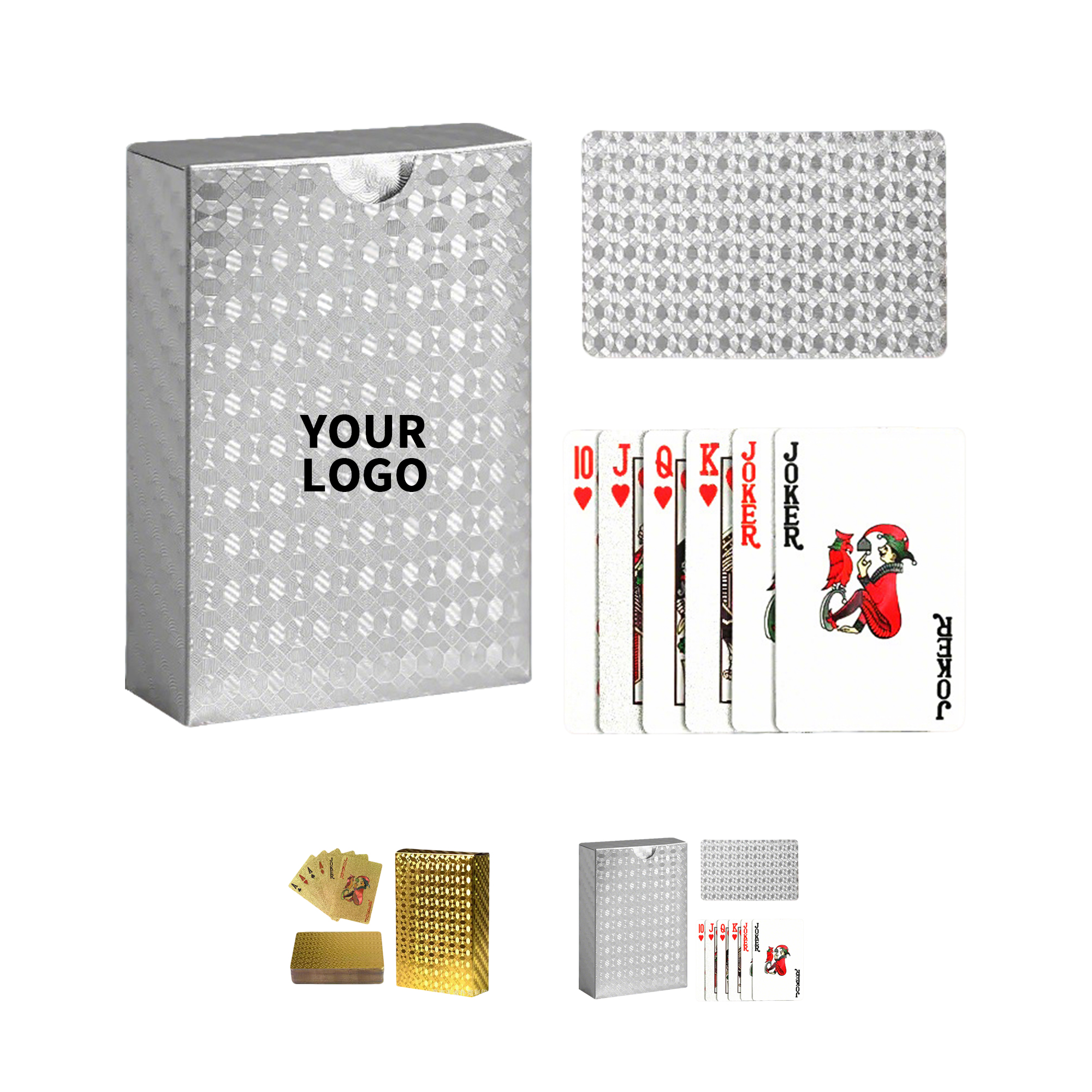 Polyethylene Terephthalate Foil Playing Card 2.3" x 3.5" 1