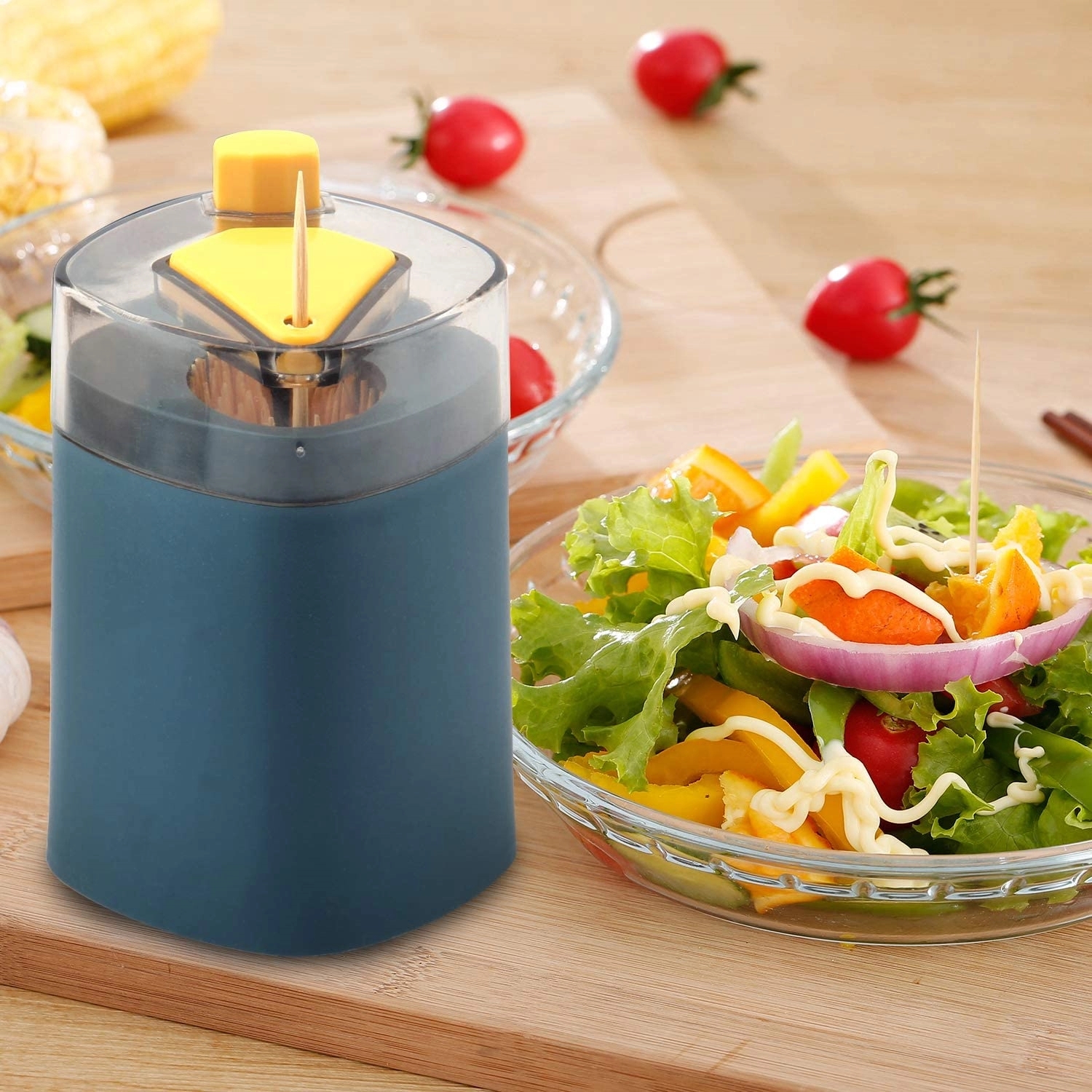 Press Type Automatic Toothpick Holder 4