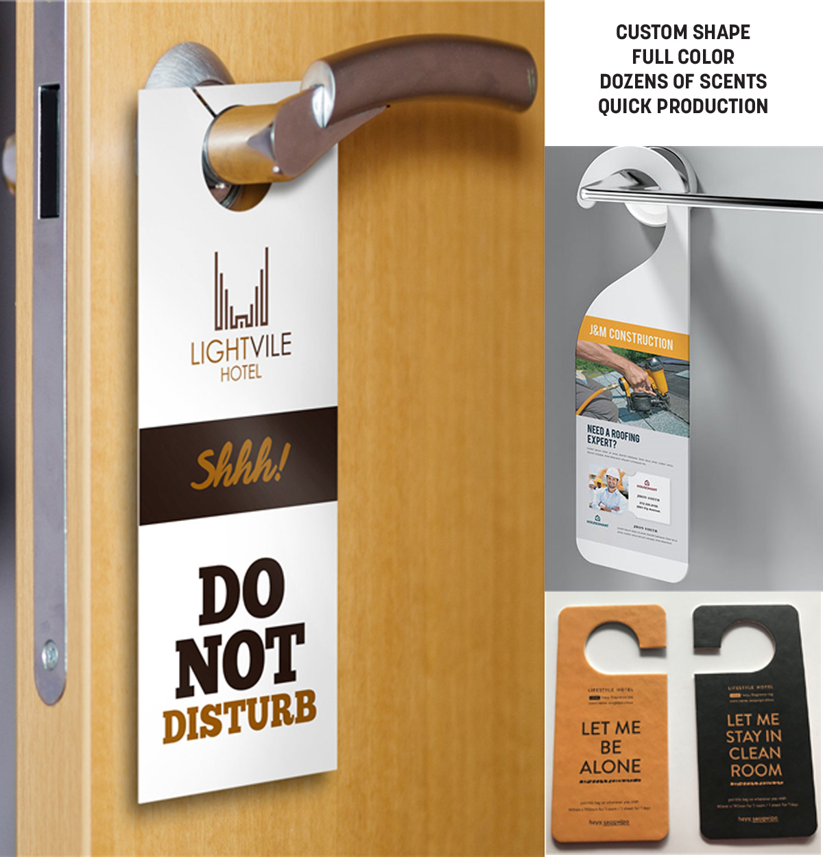 Custom Door Hanger - Scented - Full Color 3