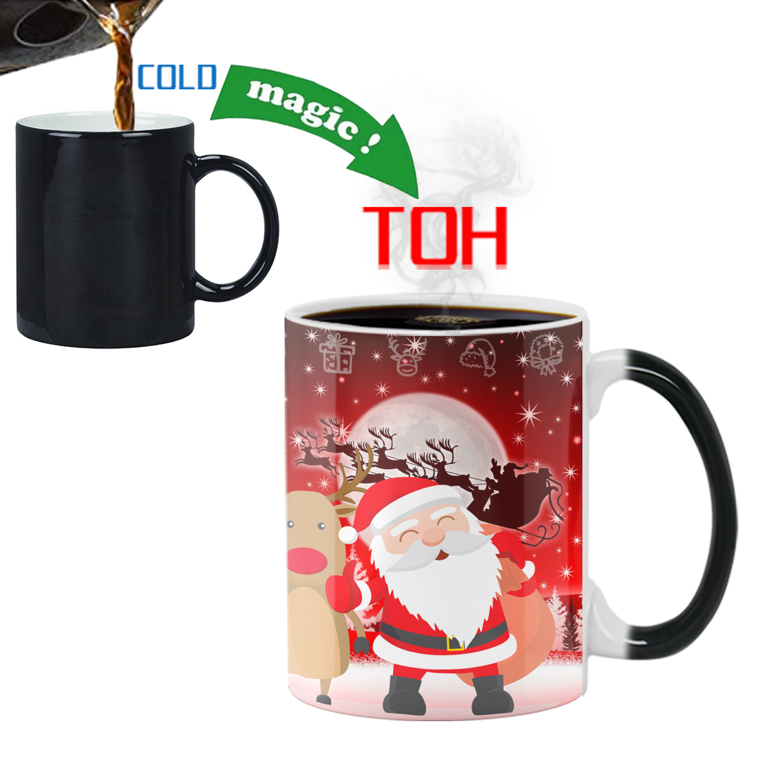 Sublimation Color Changing Magic Coffee Mug - Handwash Only 2