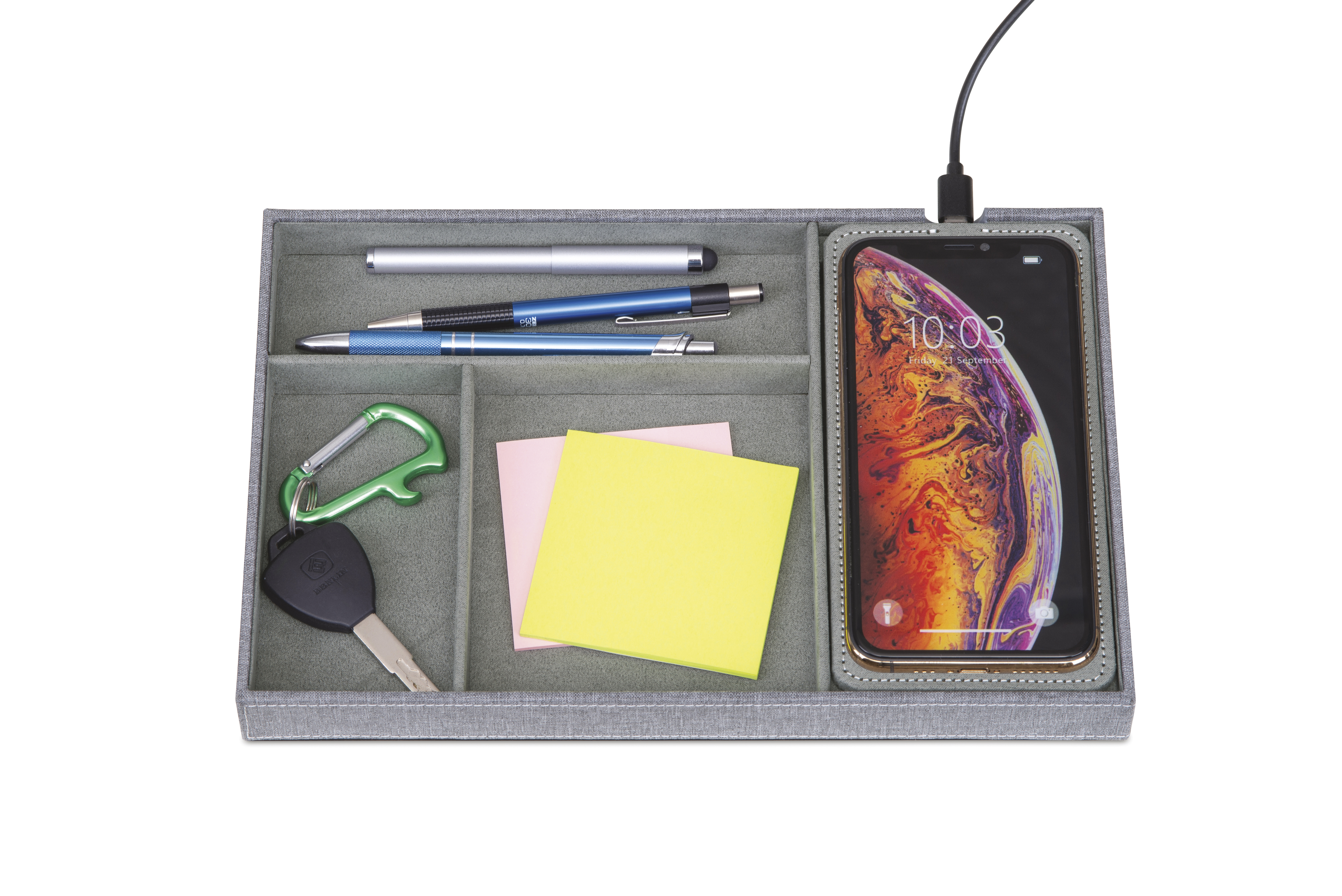 Truman Wireless Charging Accessory Tray
