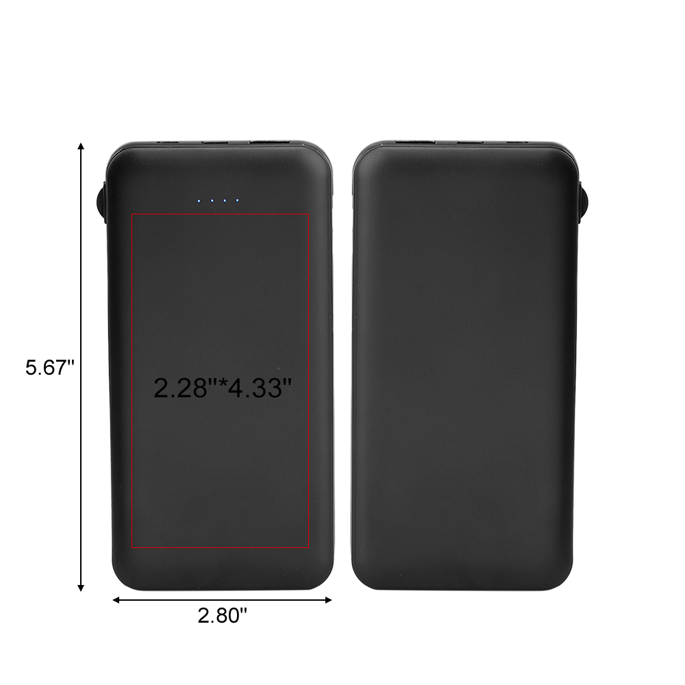 Dion 10000mAh Power Bank with Built-in Cable