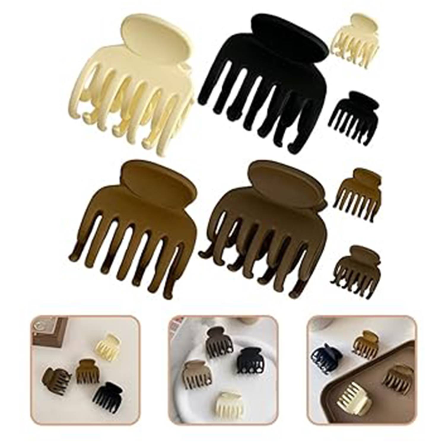 Women Plastic Hair Clips 6
