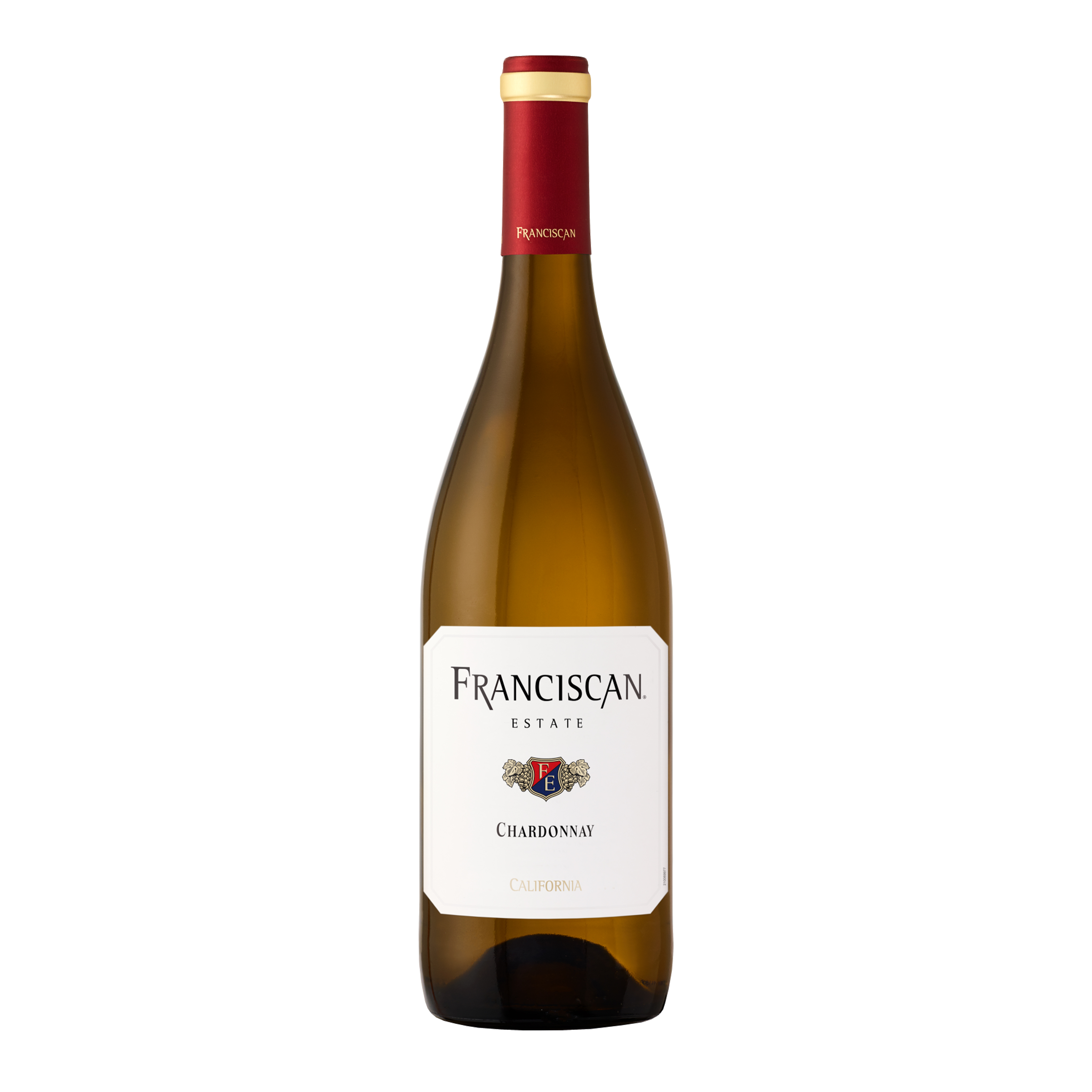 Etched Franciscan Napa Chardonnay White Wine Bottle 1