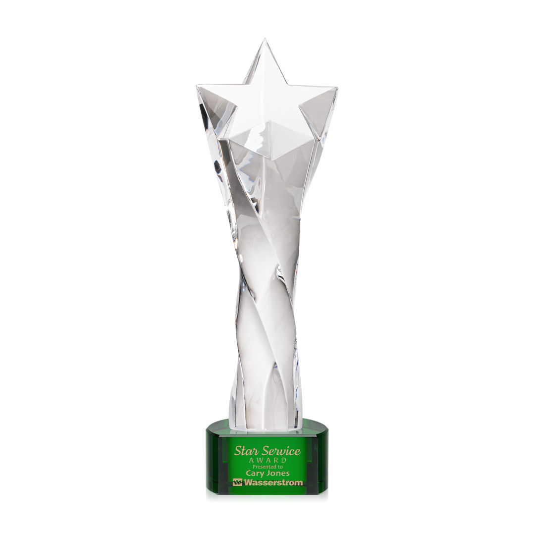Arlington Star Award on Paragon Base - Green 8