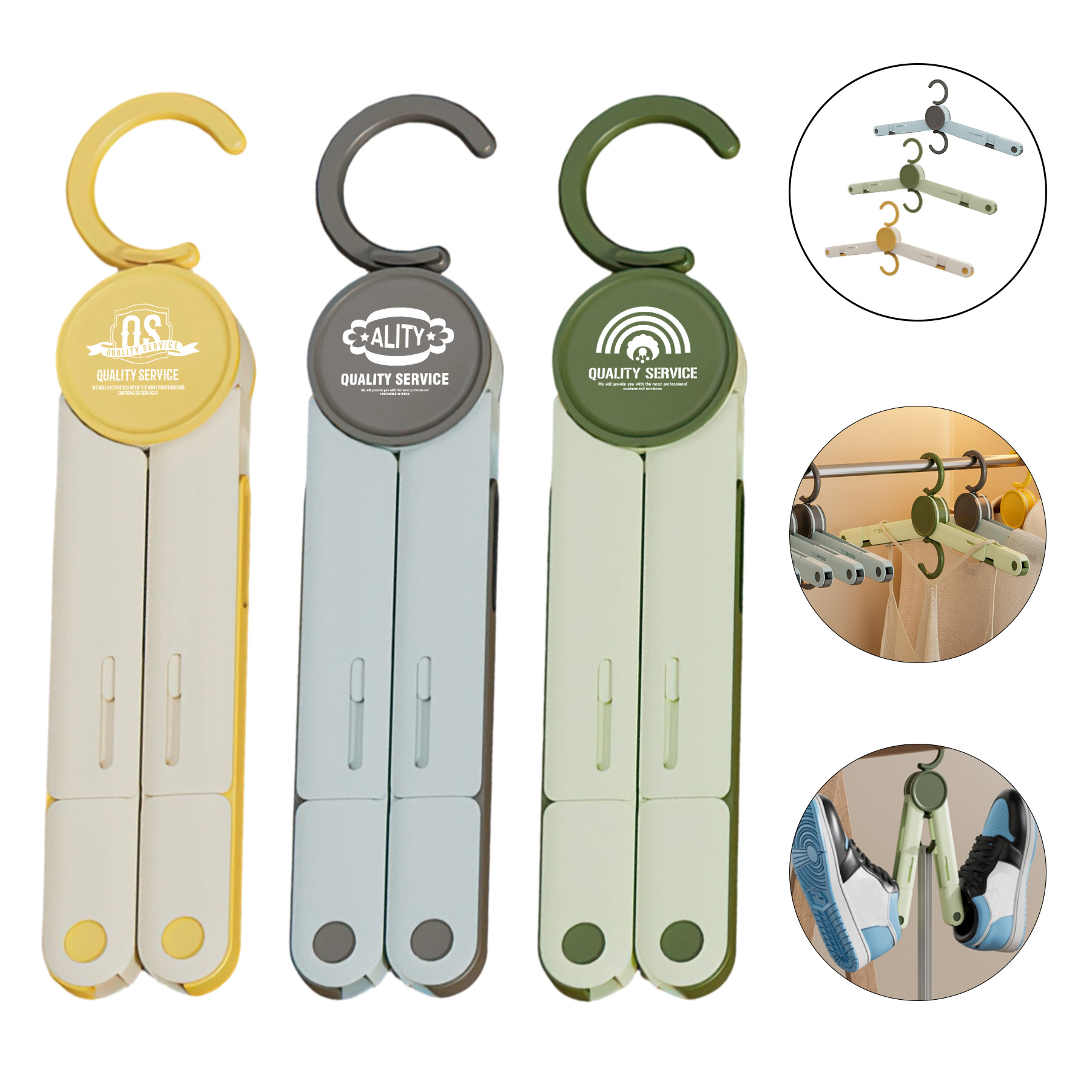 Travel Foldable Multi-Function Clothes Hanger 3