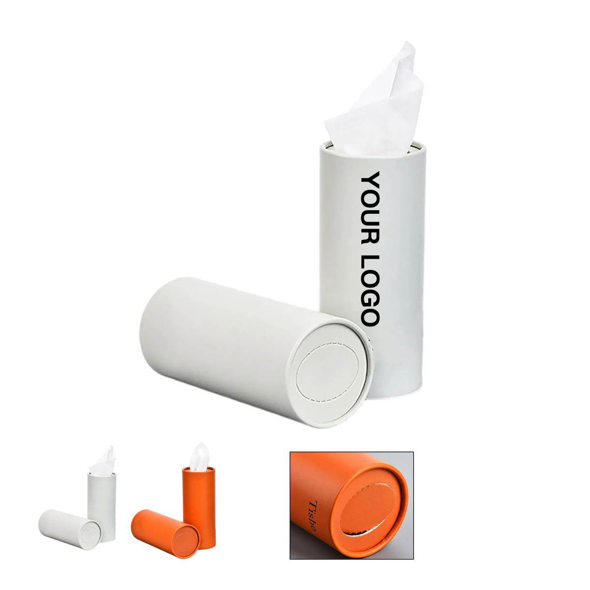 Travel Size Round Tissue Holder for Cars and Trucks 2