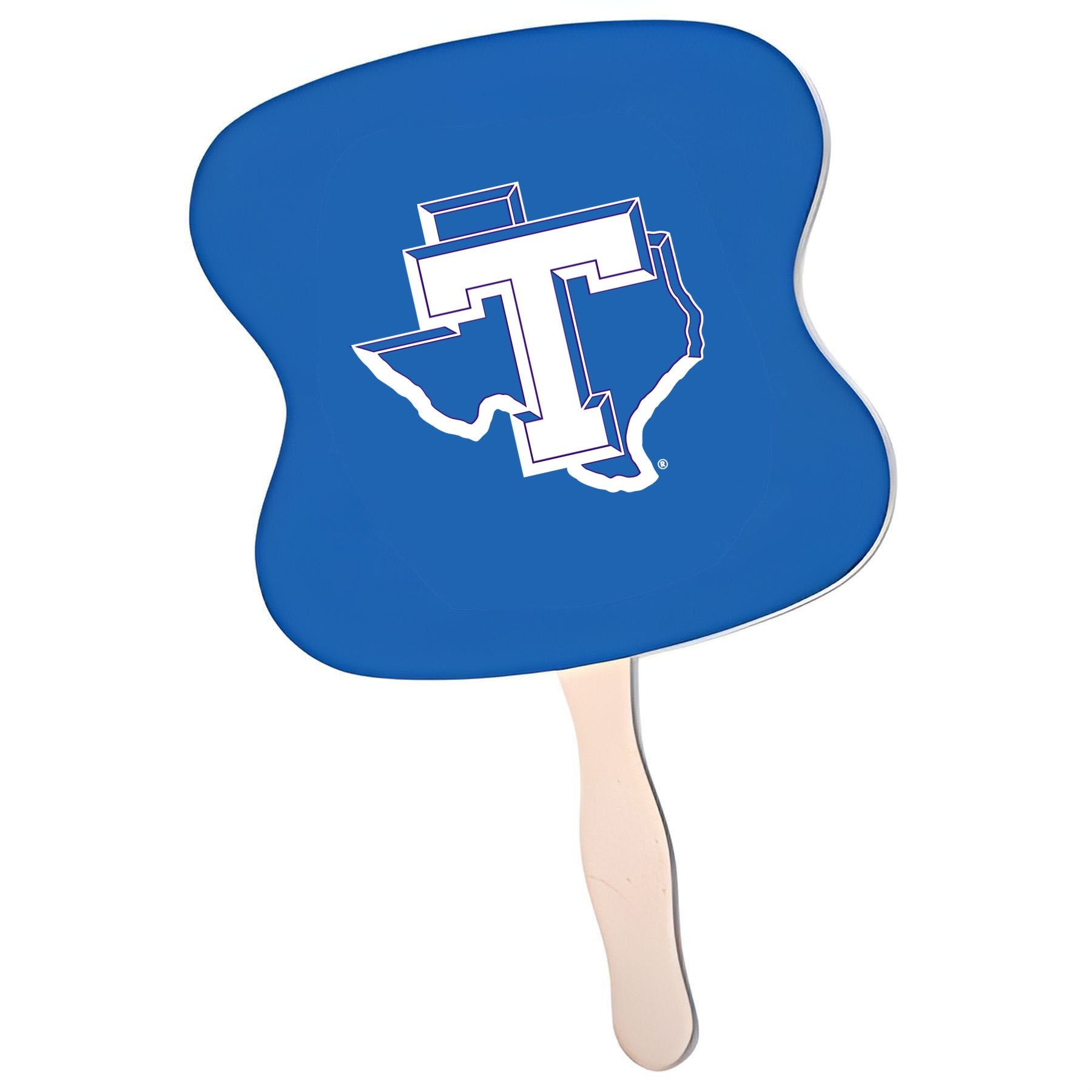 Custom Parlor And Church Hand Fan With Wooden Handle 5