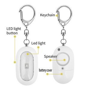 Compact Bar Shaped Personal Alarm 120DB Loud Sound With Flashlight 18