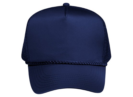 OTTO CAP® 5 Panel Mid Profile Mesh Back Trucker Hat 55