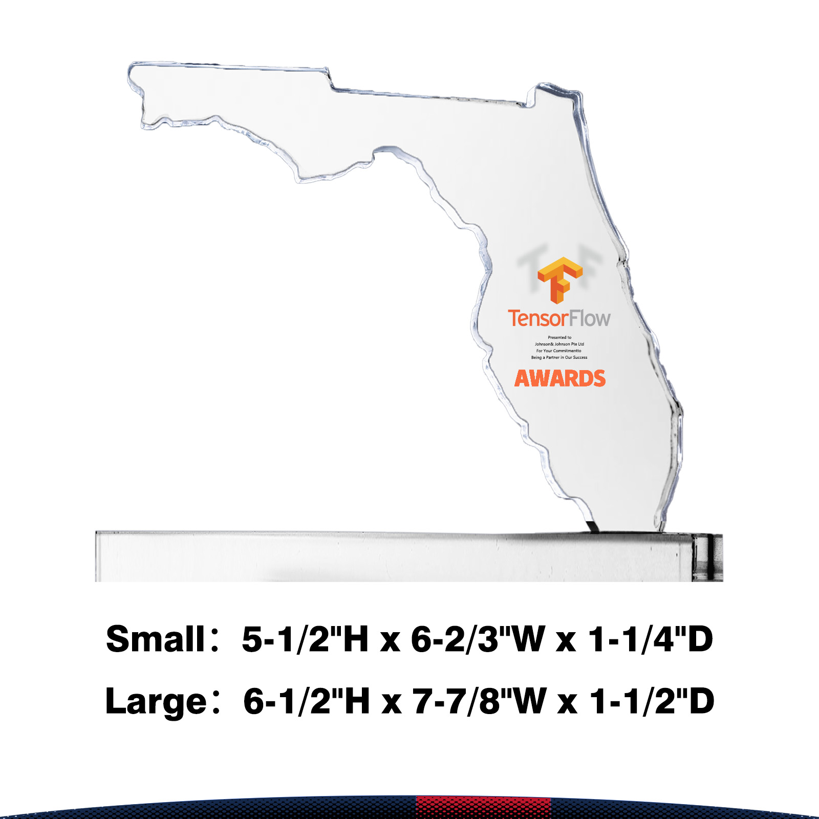 Nektew Florida Crystal Award 5