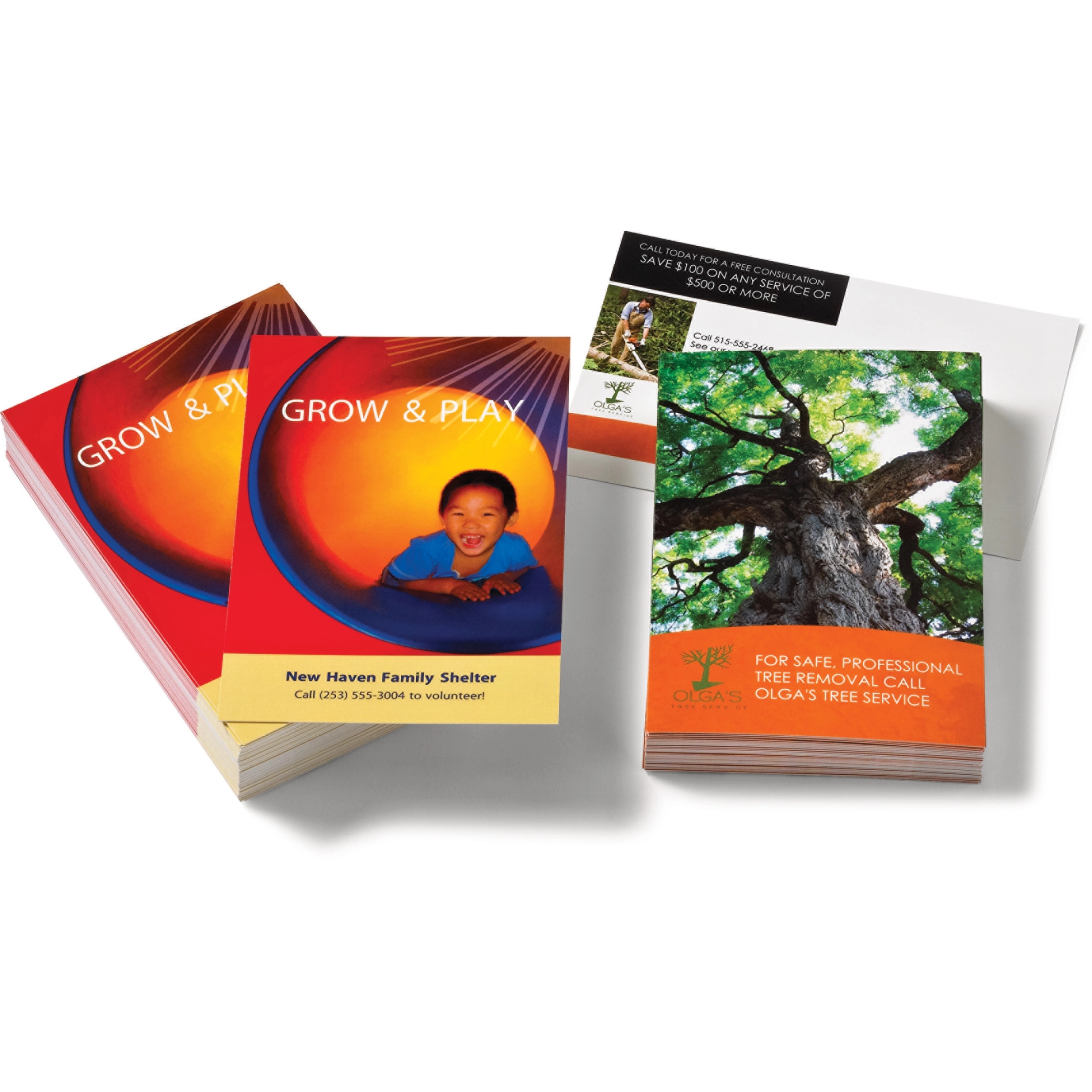 Premium Flyers, Full Color, Various Sizes with UV Coating 4