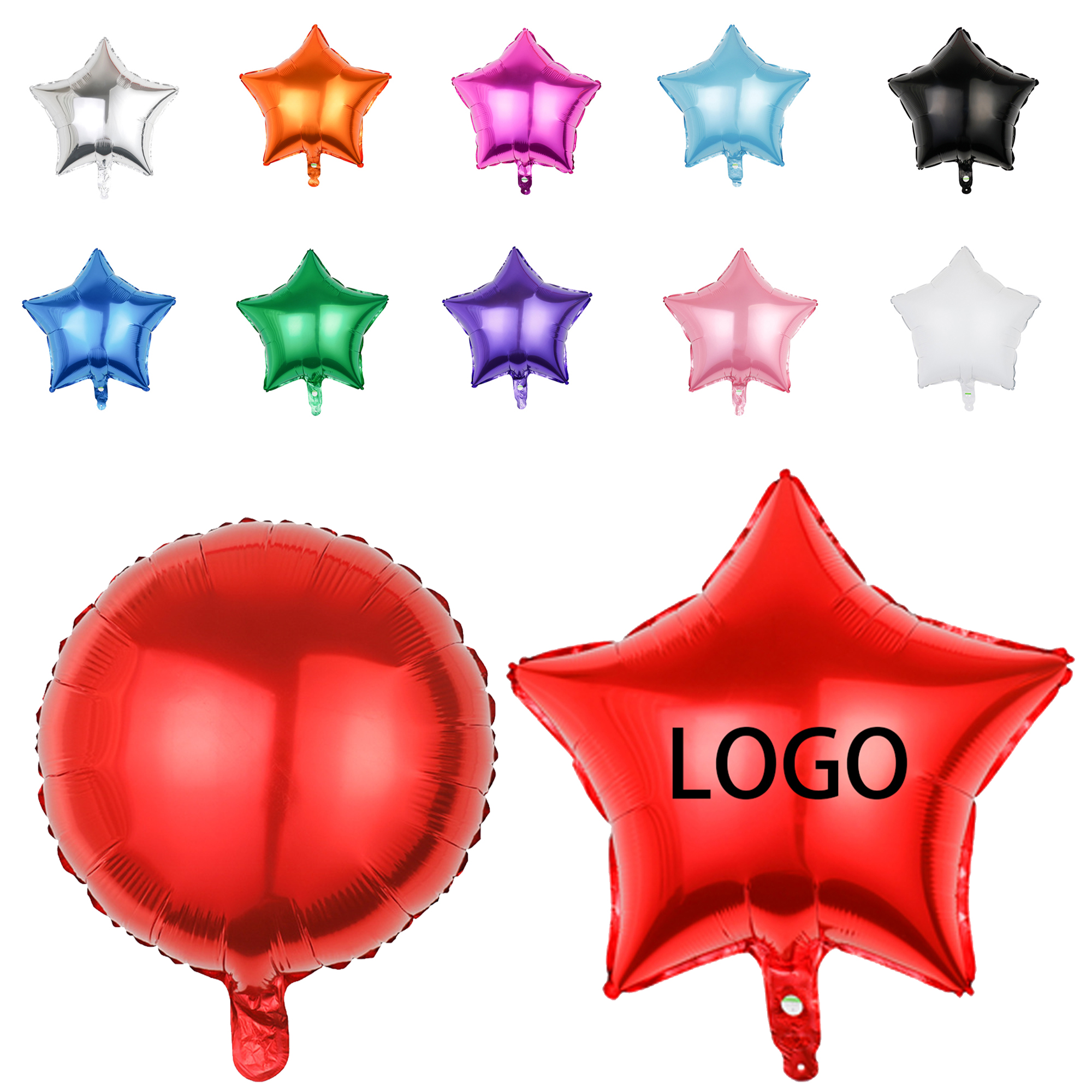 18 "Aluminum Film Party Event Love Balloons 1
