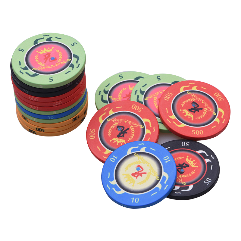 Custom Porcelain Poker Chip With Full Color Imprint 8