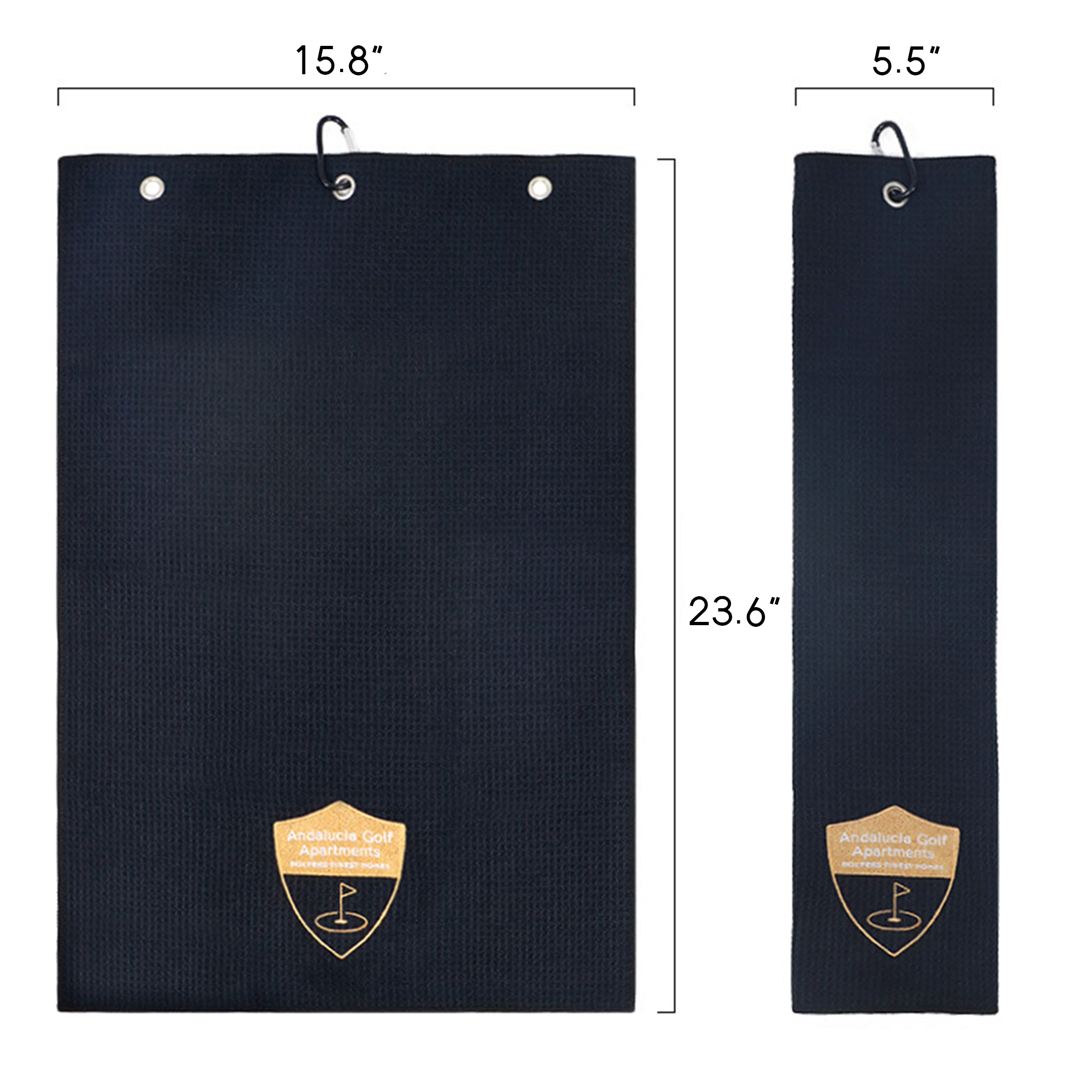 Custom Microfiber Waffle Golf Towel 4