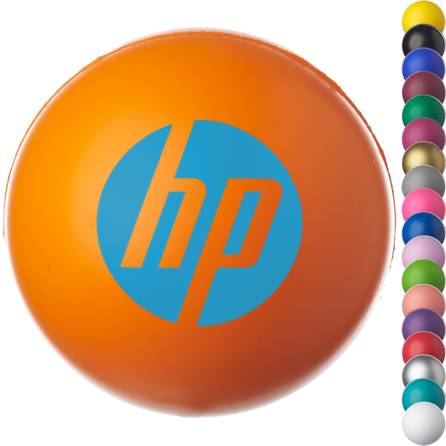 Round Stress Ball w/ Custom Logo Foam Stress Reliever Balls 2