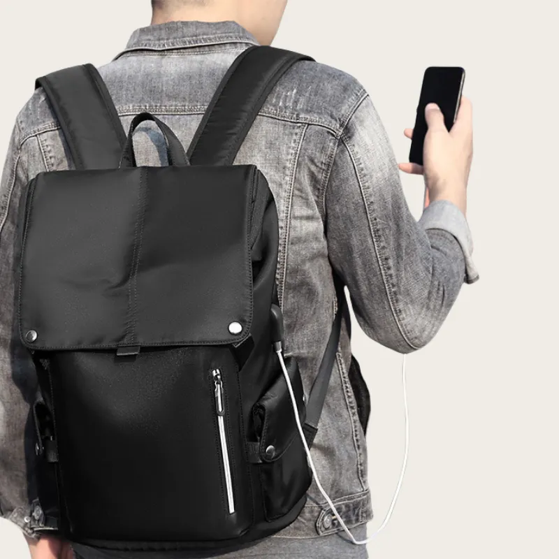 Simple Business Men's Computer Backpack 2