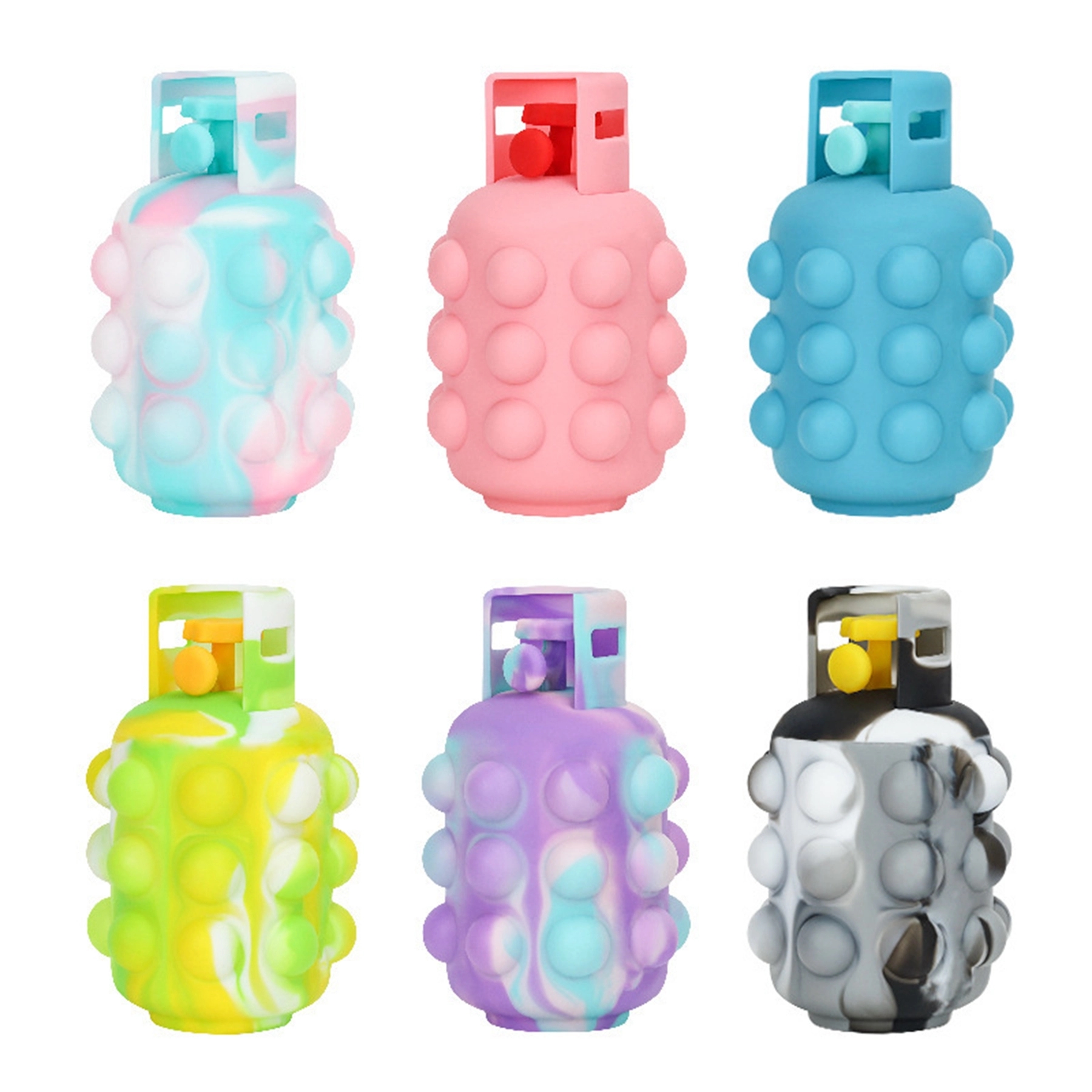 Gas Tank Shaped Push Pop Bubble Stress Ball 6