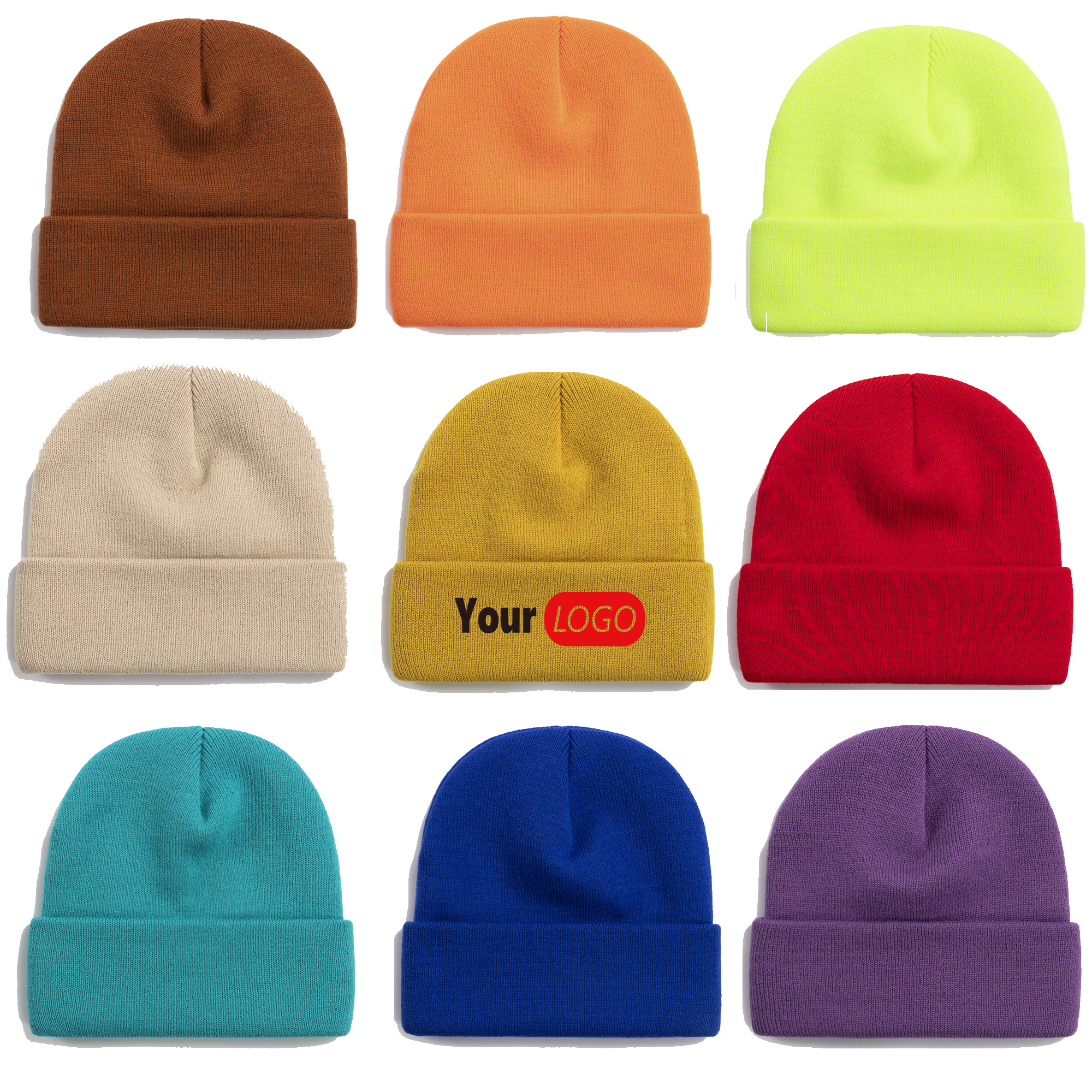 Acrylic Knit Hat 2