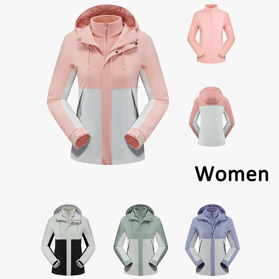 Waterproof Detachable 2-layer Hiking Jacket & Outdoor Coat 8