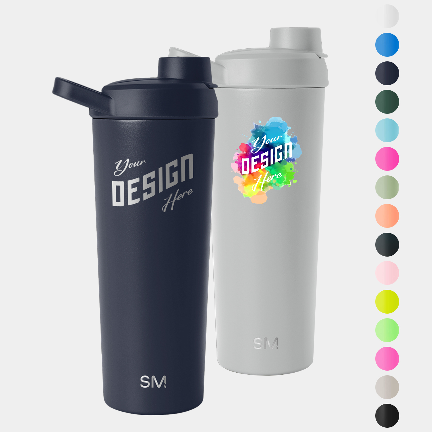 24 oz Simple Modern® Stainless Steel Double-Walled Insulated Rally Protein Shaker Bottle 3