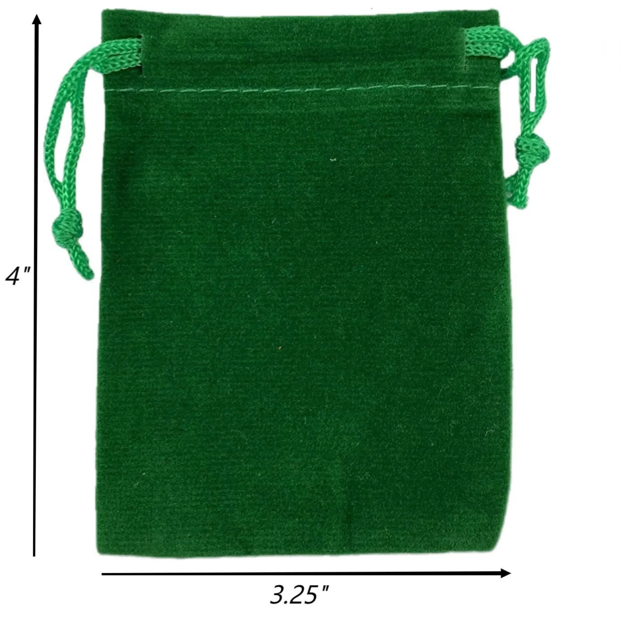 3.25" x 4" Full Color Pile Coating Jewelry Drawstring Bag 4