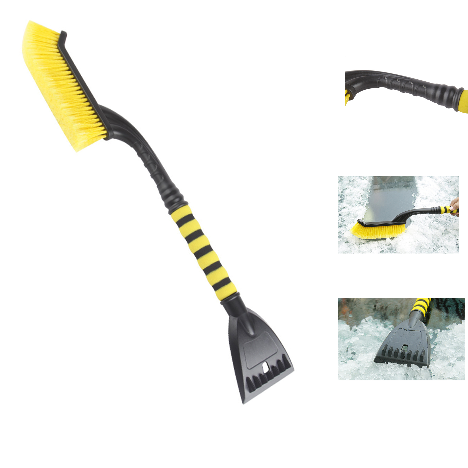 26 Inch Snow Brush and Detachable Ice Scraper 3