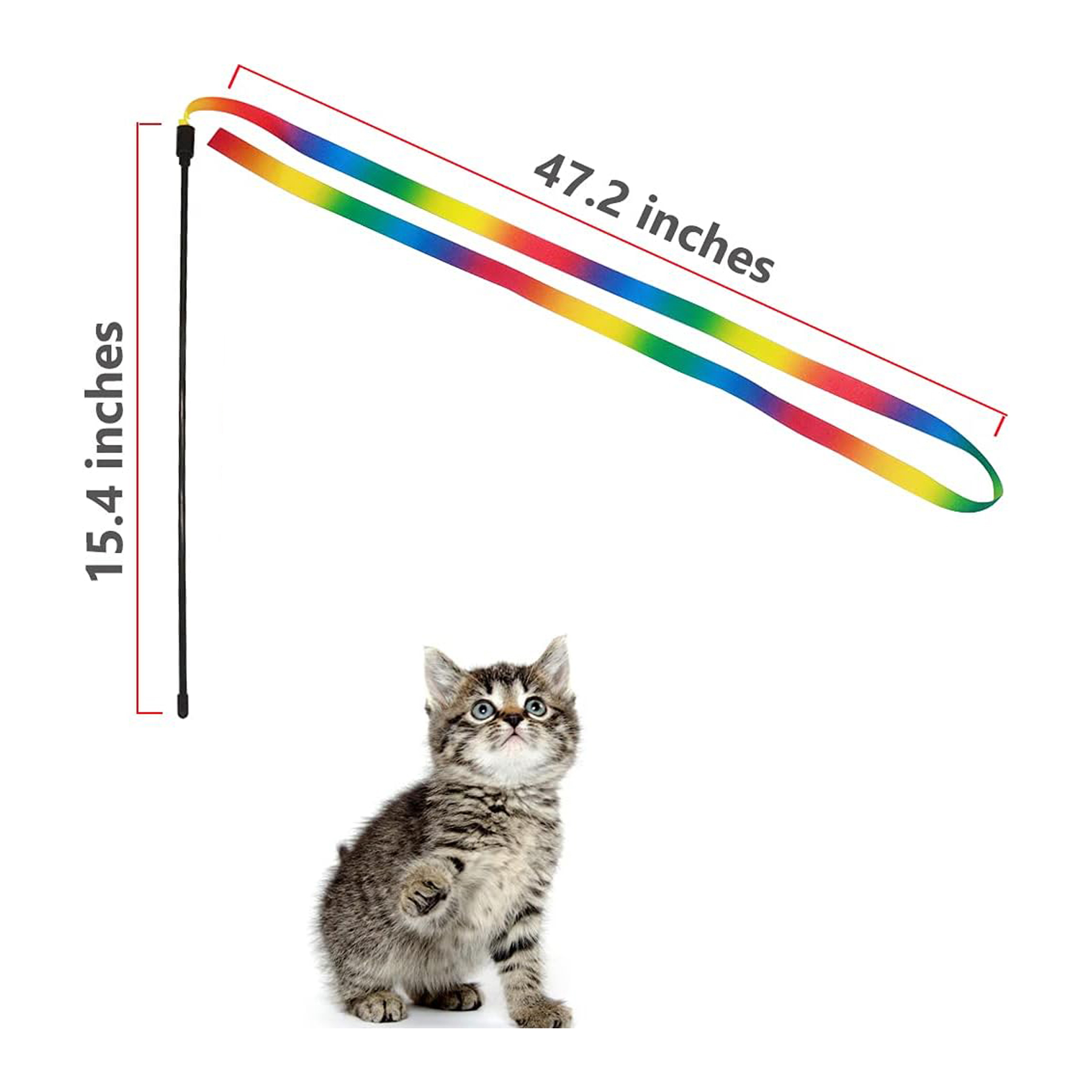 Nteractive Cat Rainbow Wand Toy 3
