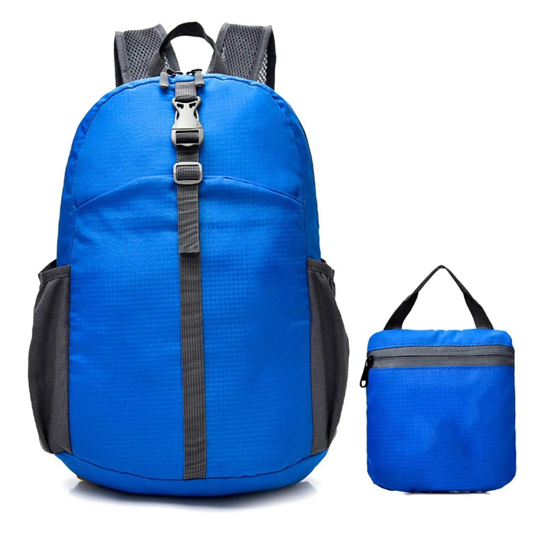 Waterproof Folding Double Shoulder Backpack 7