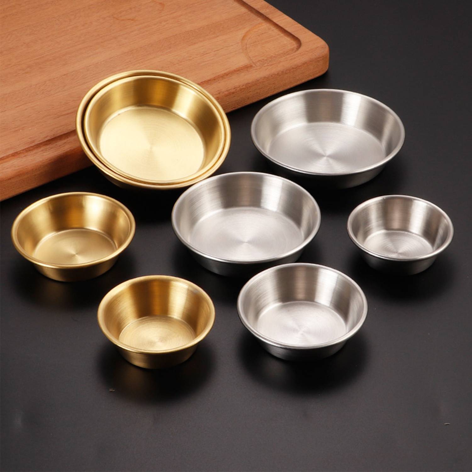 Stainless Steel Dipping Sauce Dish for Hot Pot & Western Din 5