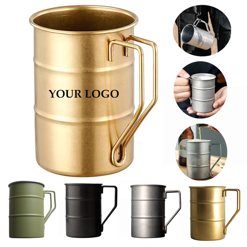 304 Stainless Steel Cup with Handle 3