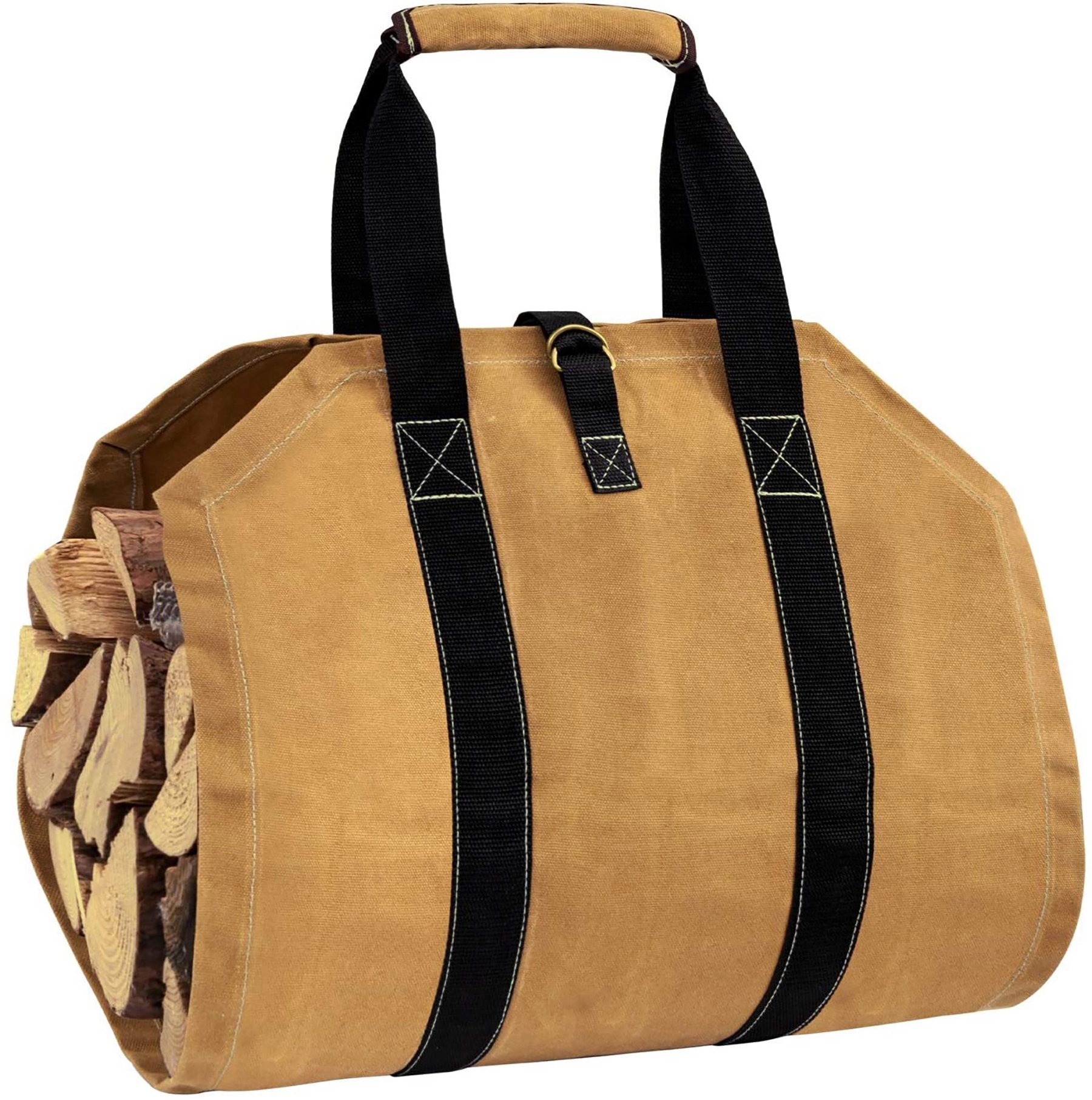 Fireplace Carrier Log Tote Bag 2