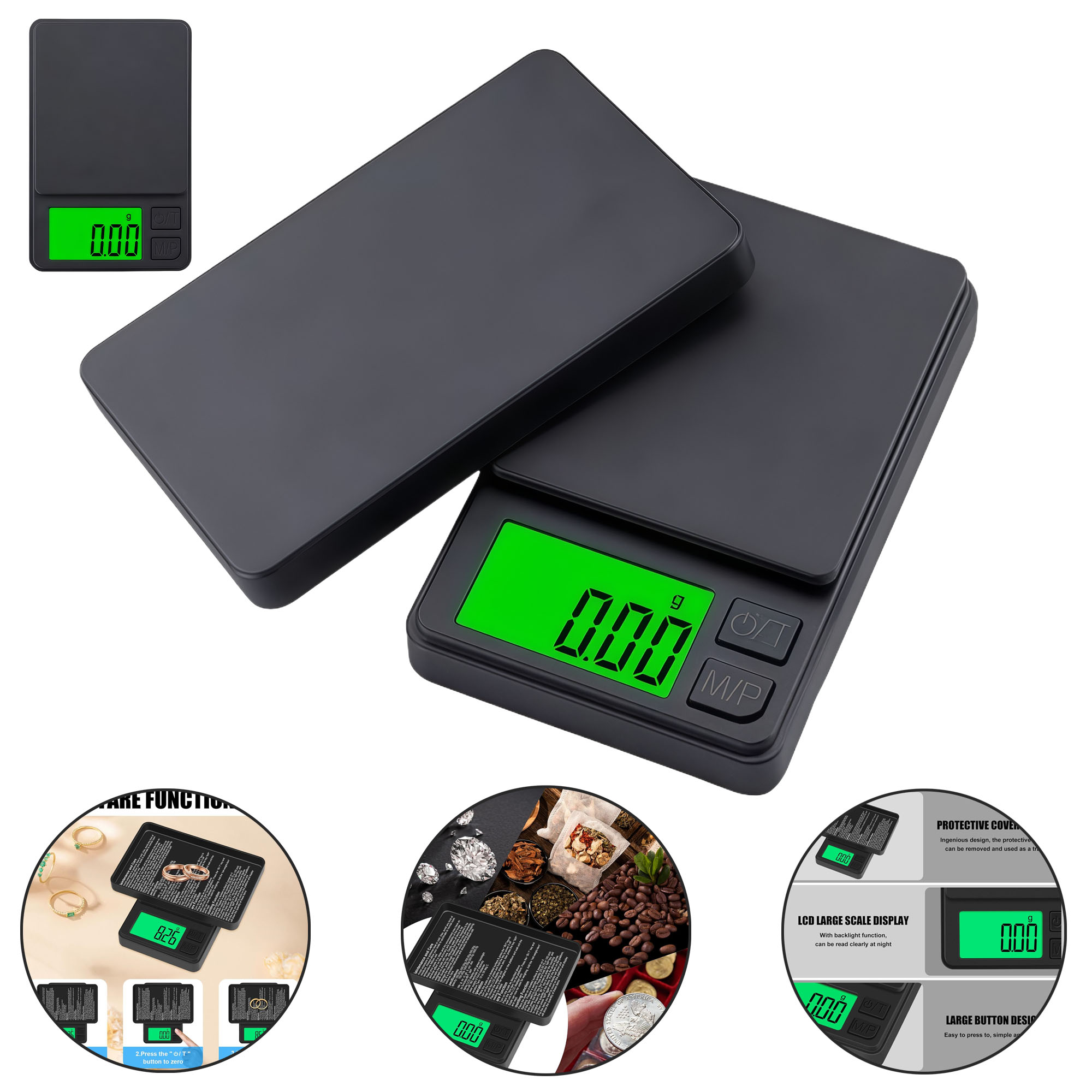 500g/0.01g Mini Digital Kitchen Scale 1