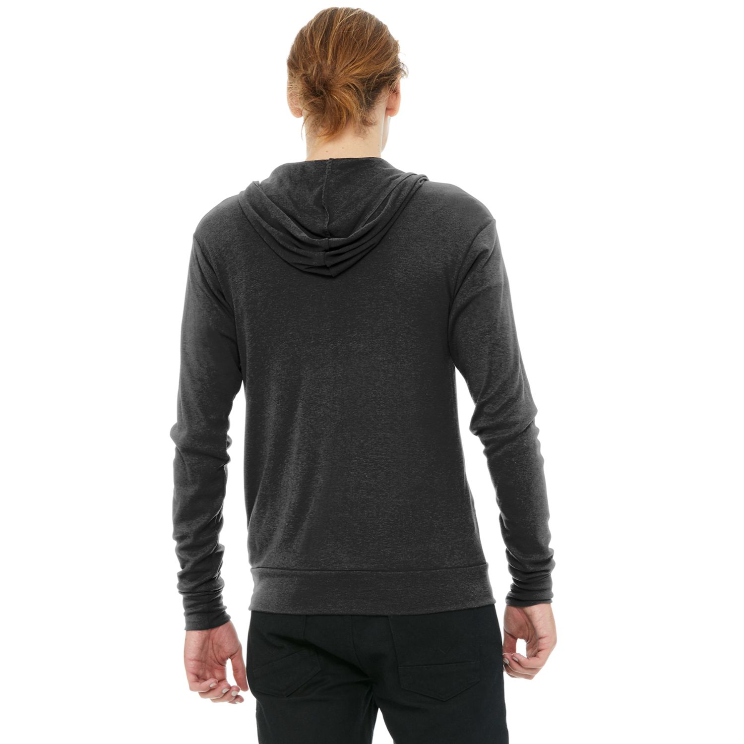 BELLA+CANVAS Unisex Triblend Full-Zip Lightweight Hoodie 3