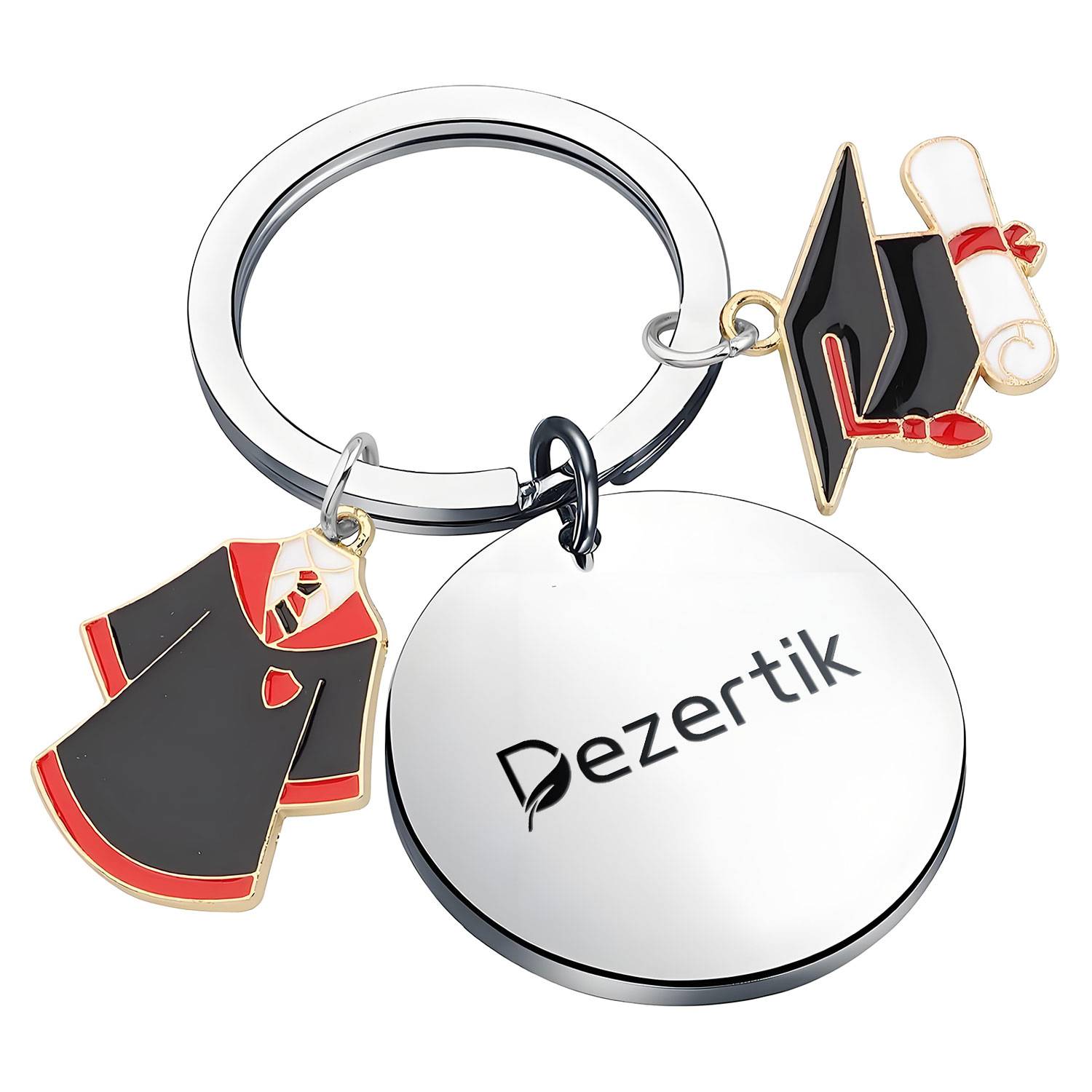 Creative Customized Graduation Stainless Steel Keychain