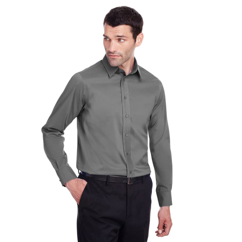 Devon & Jones Men's Crown Collection™ Stretch Broadcloth Slim Fit Shirt 9
