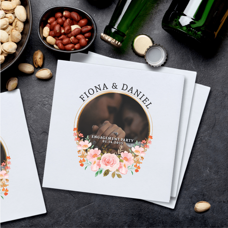 Full Color 3ply Premium Beverage Napkins 33