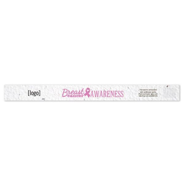 Breast Cancer Awareness - Seed Paper Wristband 8