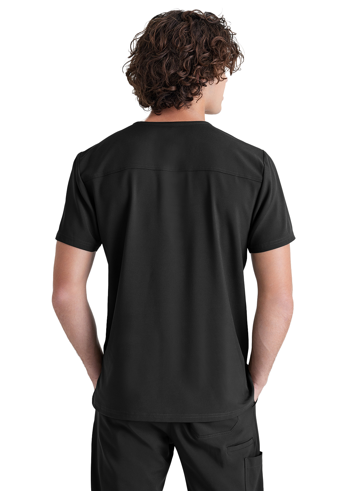 Grey's Anatomy Evolve Stretch - Men's One-Pocket V-Neck Journey Scrub Top 14
