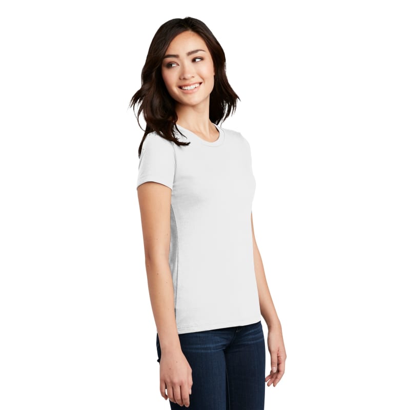 District Women's Perfect Blend CVC Tee. 43