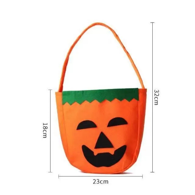 Halloween Pumpkin Trick or Treat Bag with LED Light 1