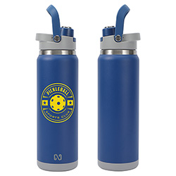 NAYAD® Crusade 28 oz Stainless Steel Double-Wall Vacuum Insulated Bottle with Hidden Cup 27