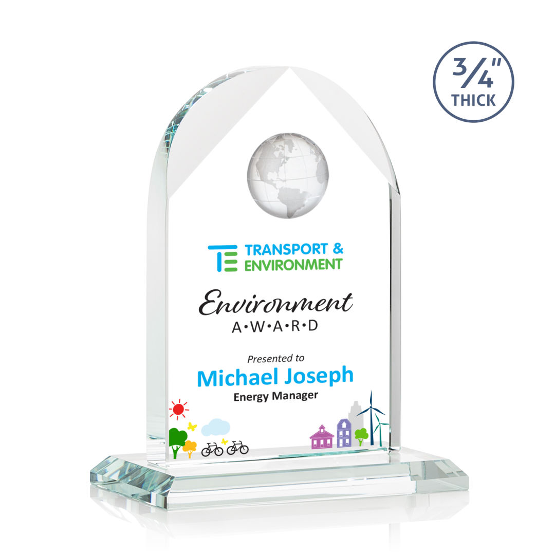 Blake Globe VividPrint™ Award - Starfire 7